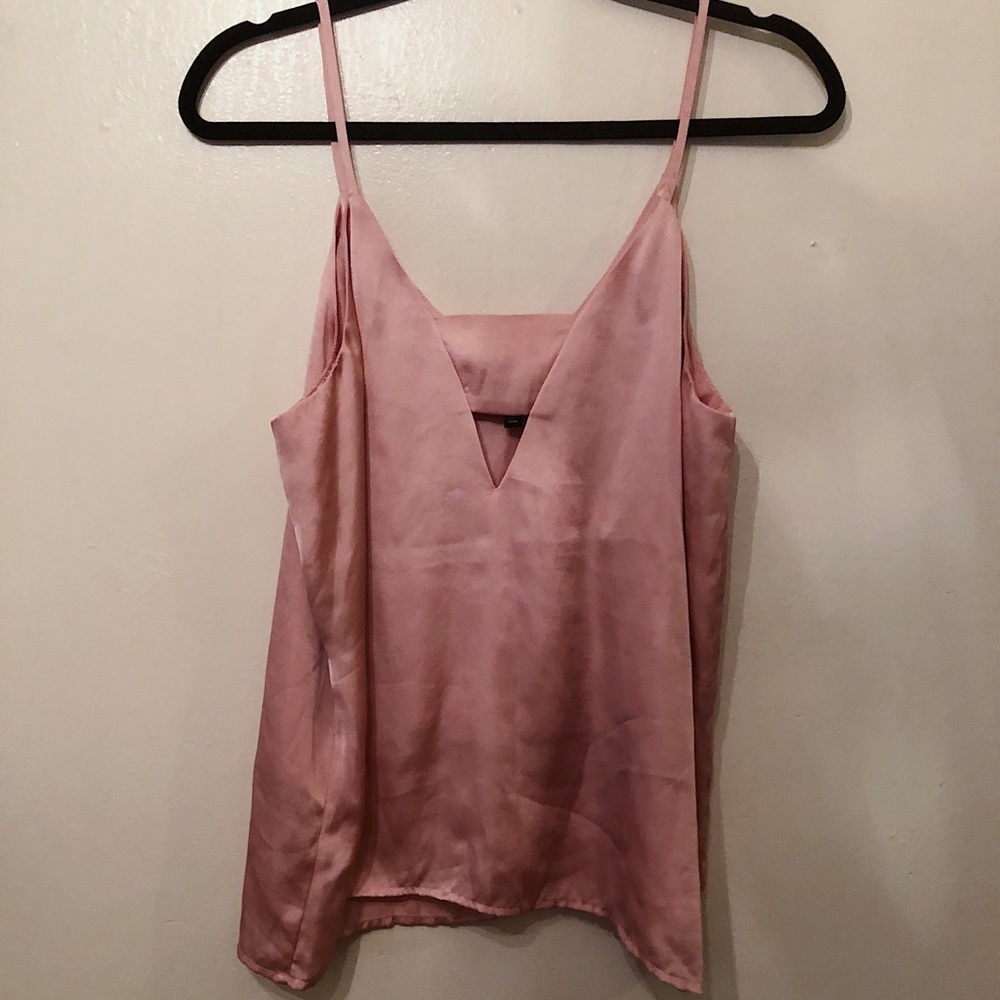 Pink Silk Top